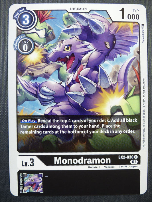 Monodramon EX2 - Digital Hazard - Digimon Card #4L2