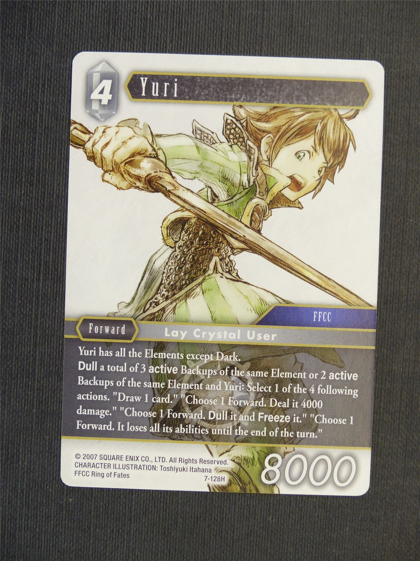 Yuri 7-128H - Final Fantasy Cards #5U0