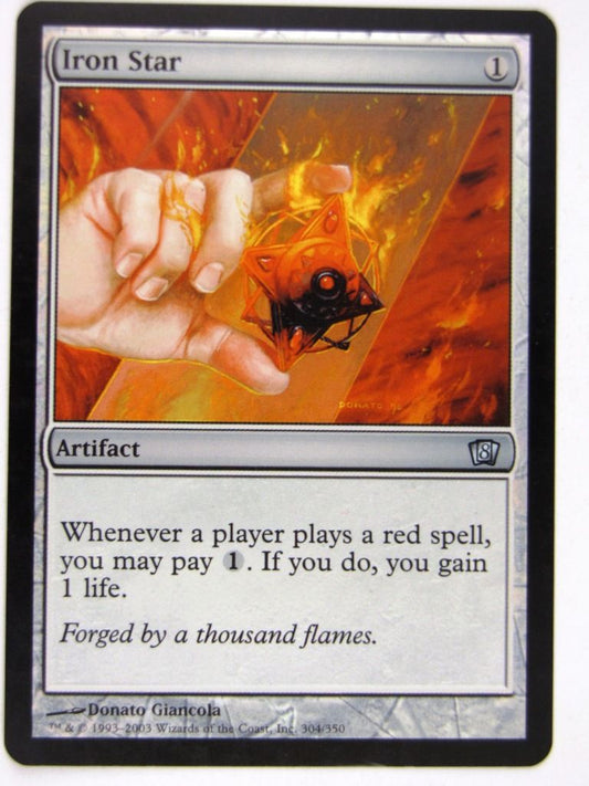 Mtg FOIL - IRON STAR - played
