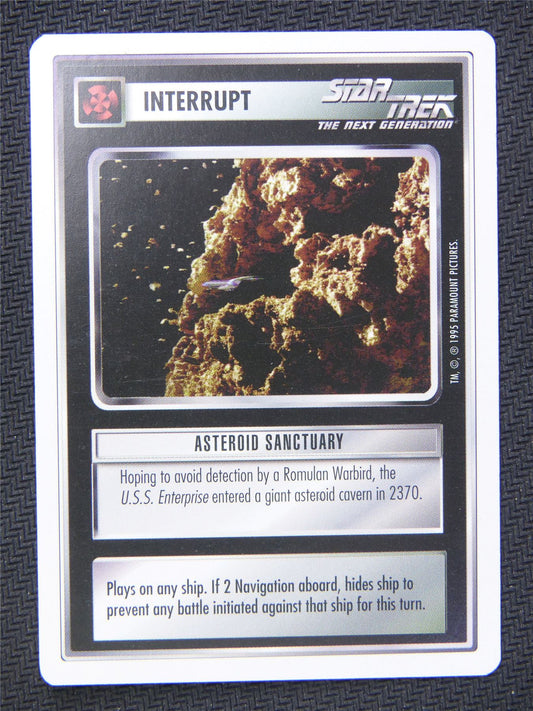 Interrupt Asteroid Sanctuary - Star Trek Next Gen Card #4QC