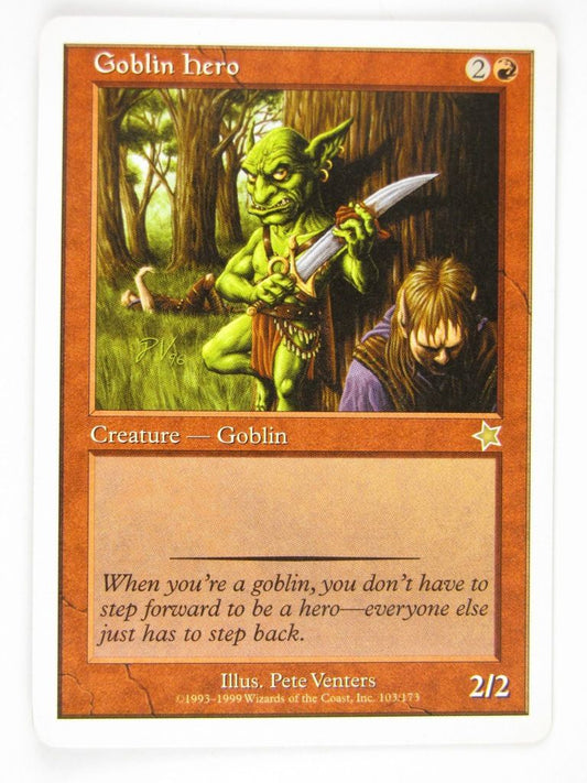 Mtg - GOBLIN HERO - Played Rare