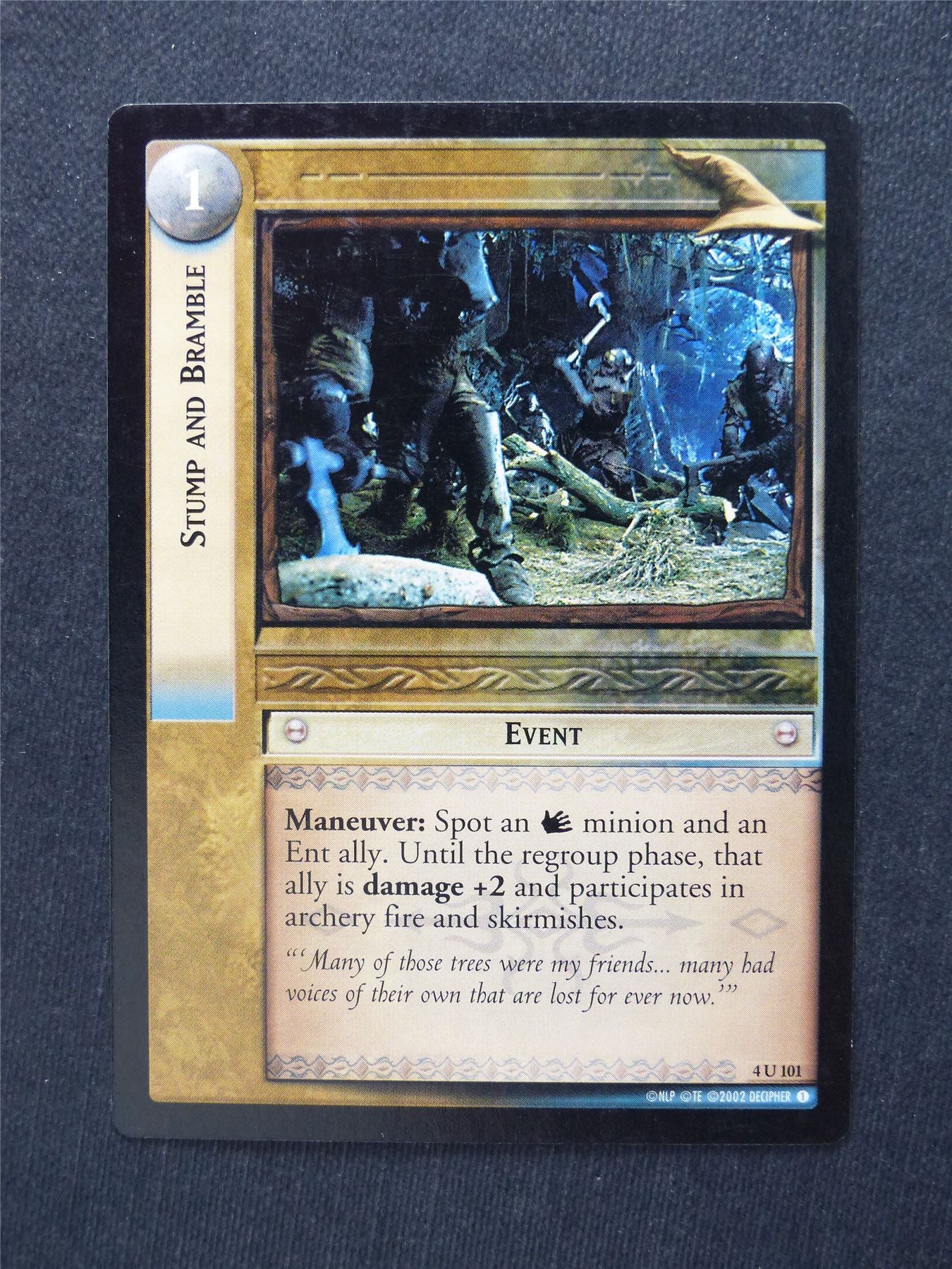 Stump and Bramble 4 U 101 - LotR Cards #16