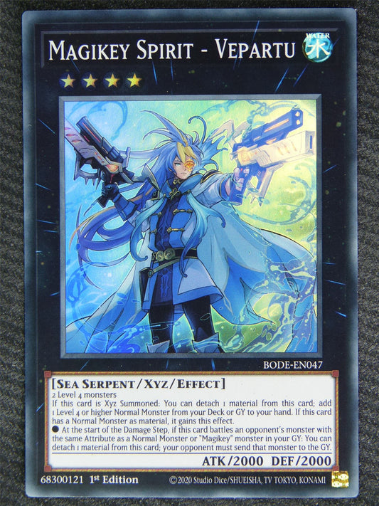 Magikey Spirit - Vepartu BODE Super Rare - 1st ed - Yugioh Card #80U