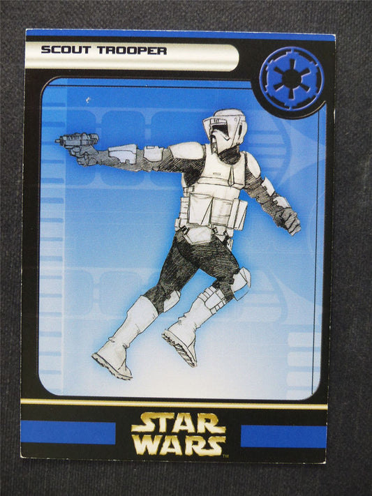 Scout Trooper 33/60 - Star Wars Miniatures Spare Cards #8W