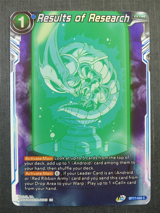 Results of Research Foil - Dragon Ball Super Card #48S