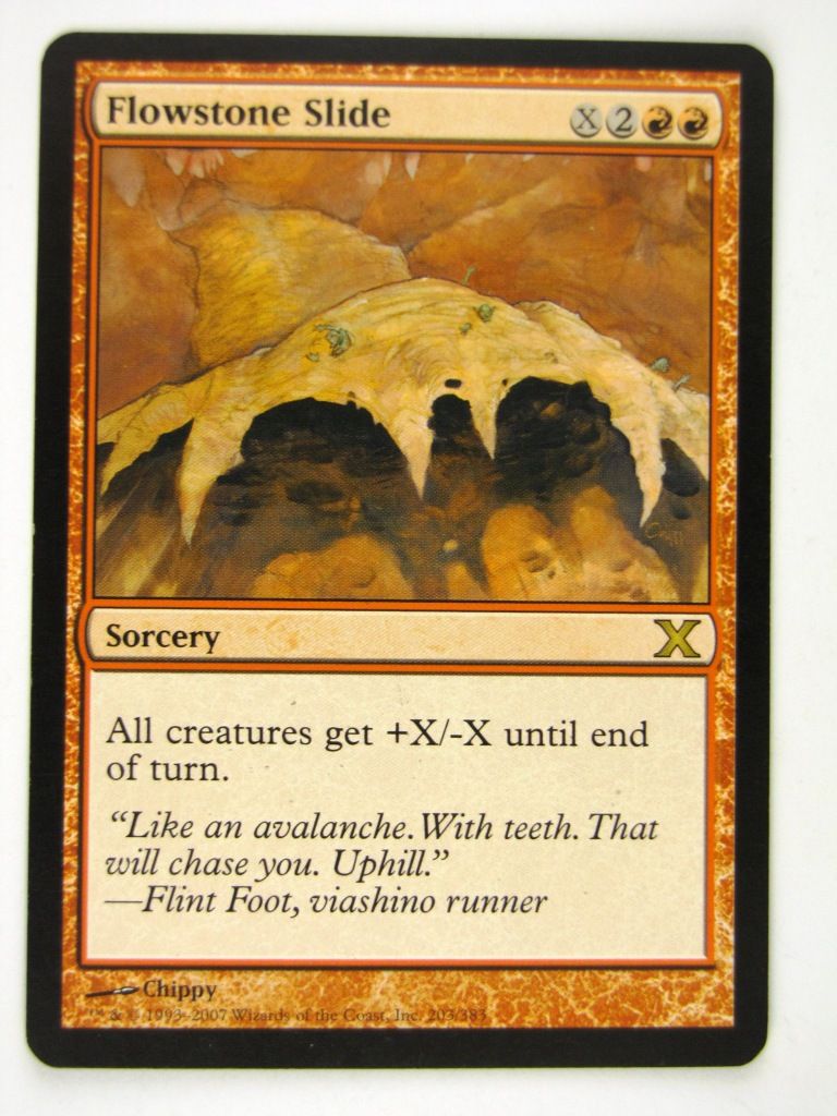 MTG played Cards: FLOWSTONE SLIDE # 13I78