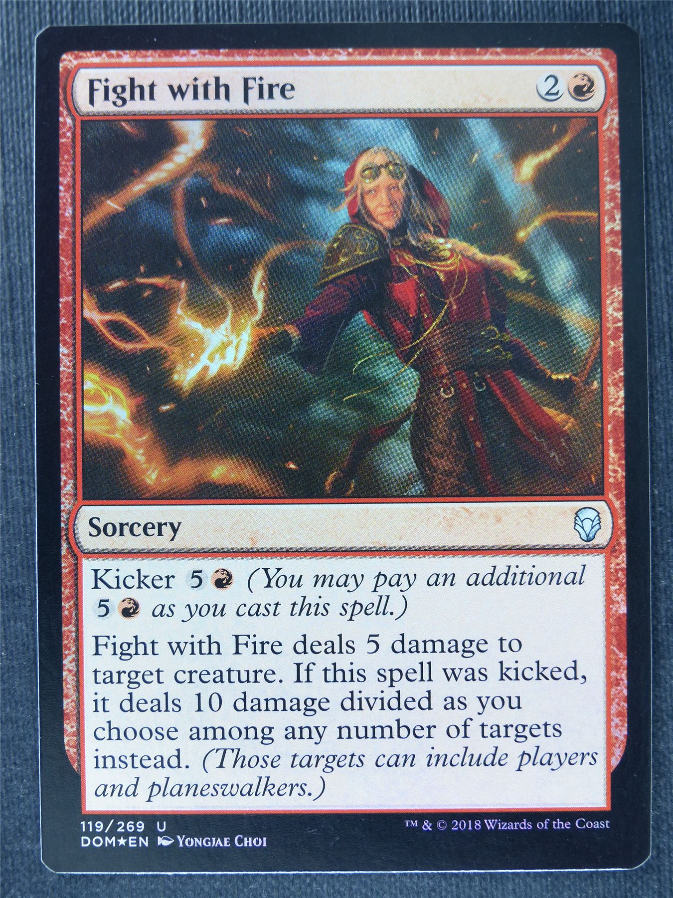 Fight with Fire Foil - Mtg Magic Cards #19G