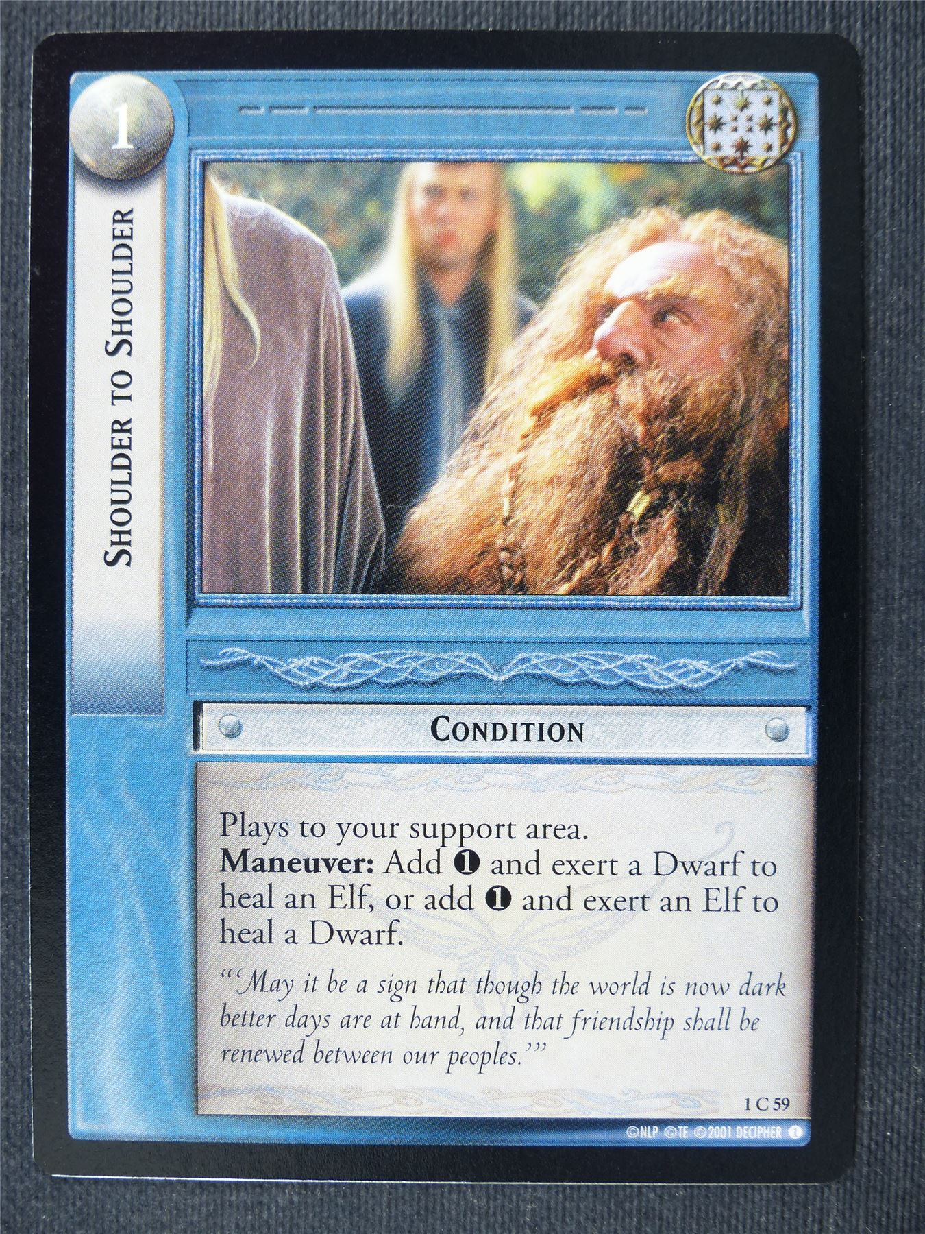 Shoulder to Shoulder 1 C 59 - LotrR Cards #3FW