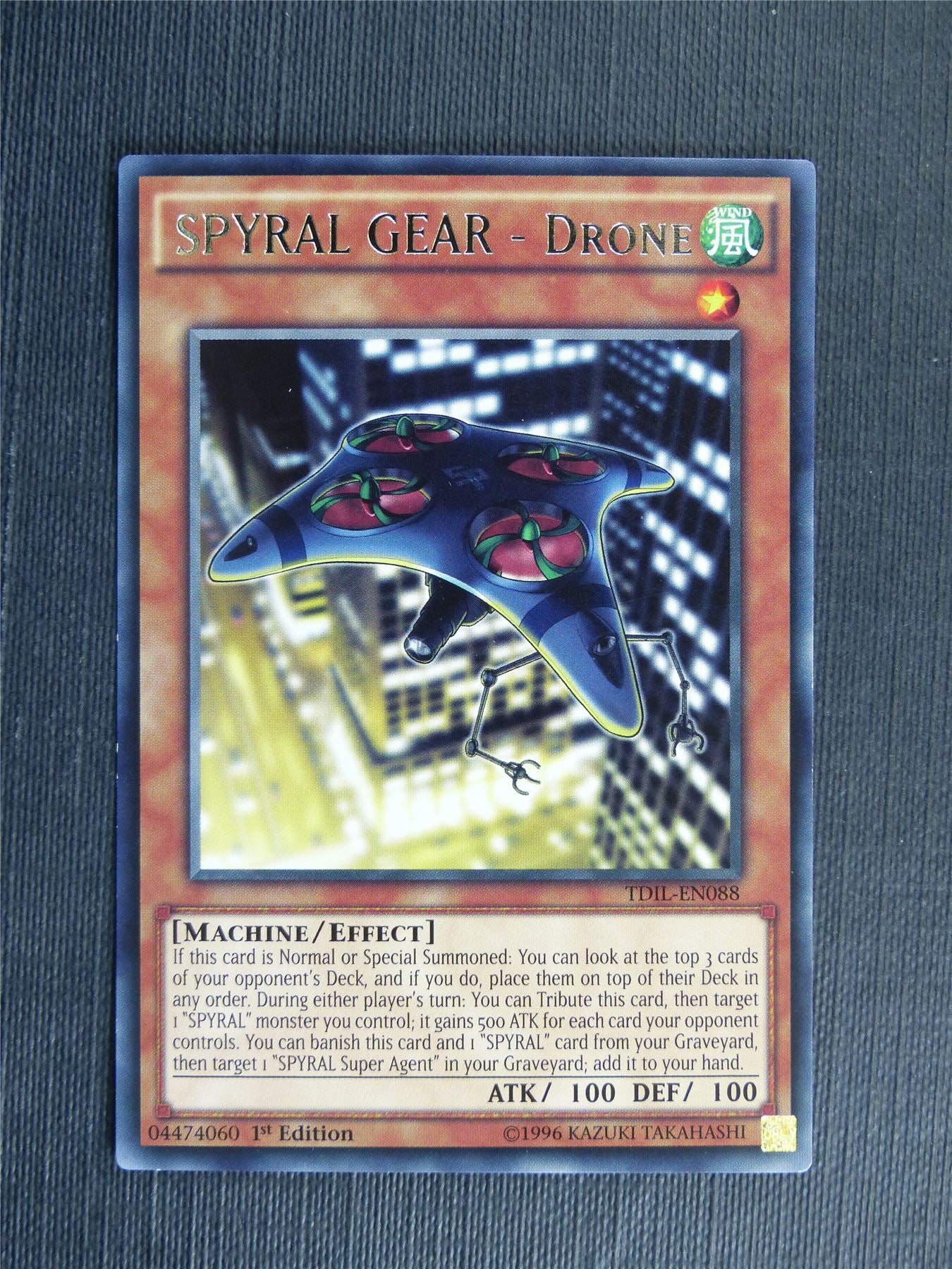 Spyral Gear - Drone TDIL Rare - 1st ed - Yugioh Cards #Z6