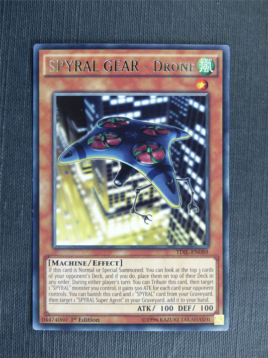 Spyral Gear - Drone TDIL Rare - 1st ed - Yugioh Cards #Z6