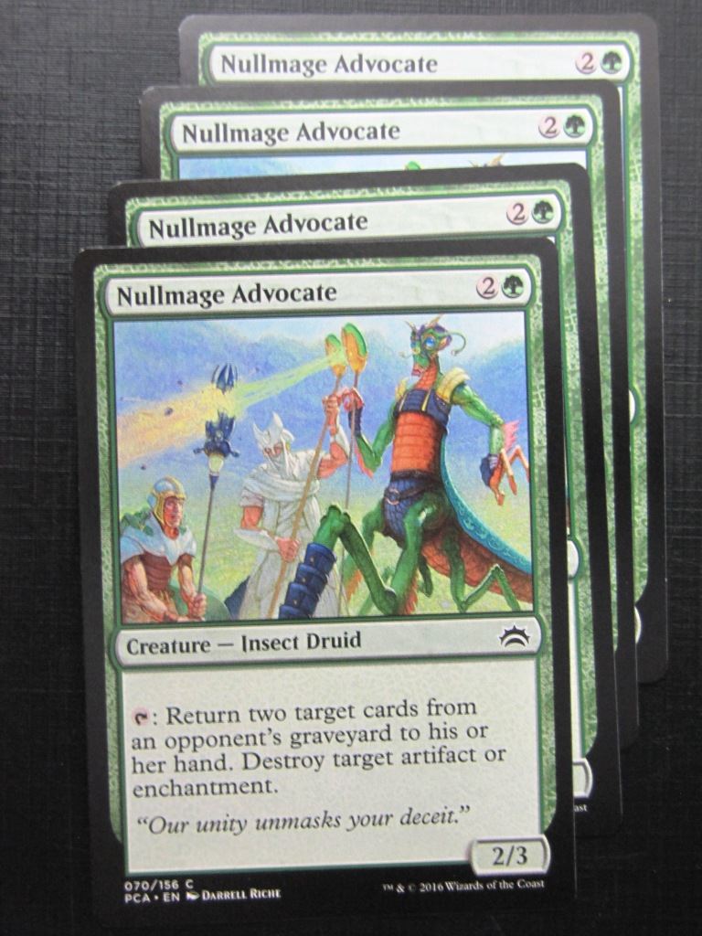 MTG Magic Cards: NULLMAGE ADVOCATE x4 # 26A64