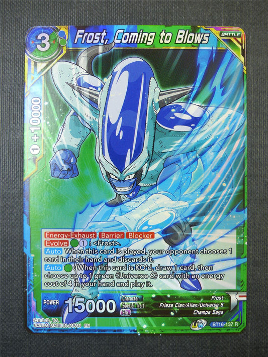 Frost Coming to Blows R Foil - Dragon Ball Super Card #23