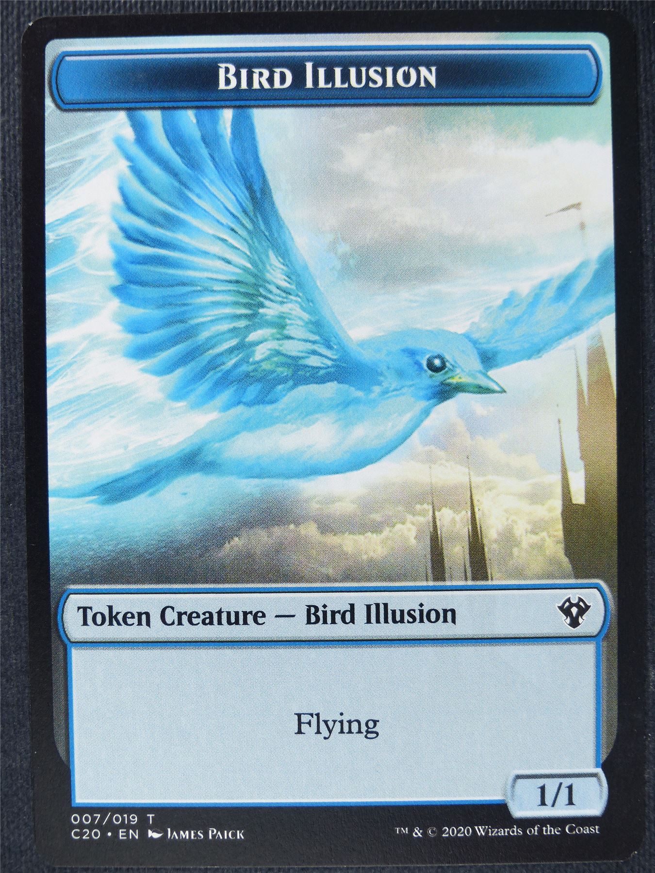 Bird Illusion/Beast Token - Mtg Magic Cards #W6