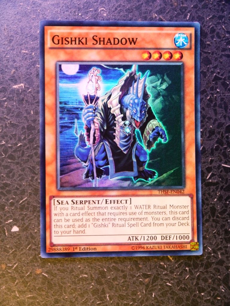 Yugioh Cards:GISHKI SHADOW THSF SUPER RARE # H57