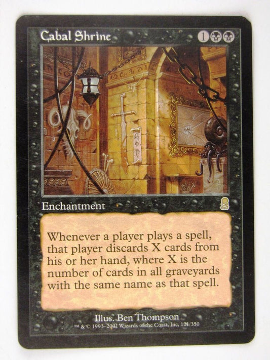 Mtg - CABAL SHRINE - Played Rare
