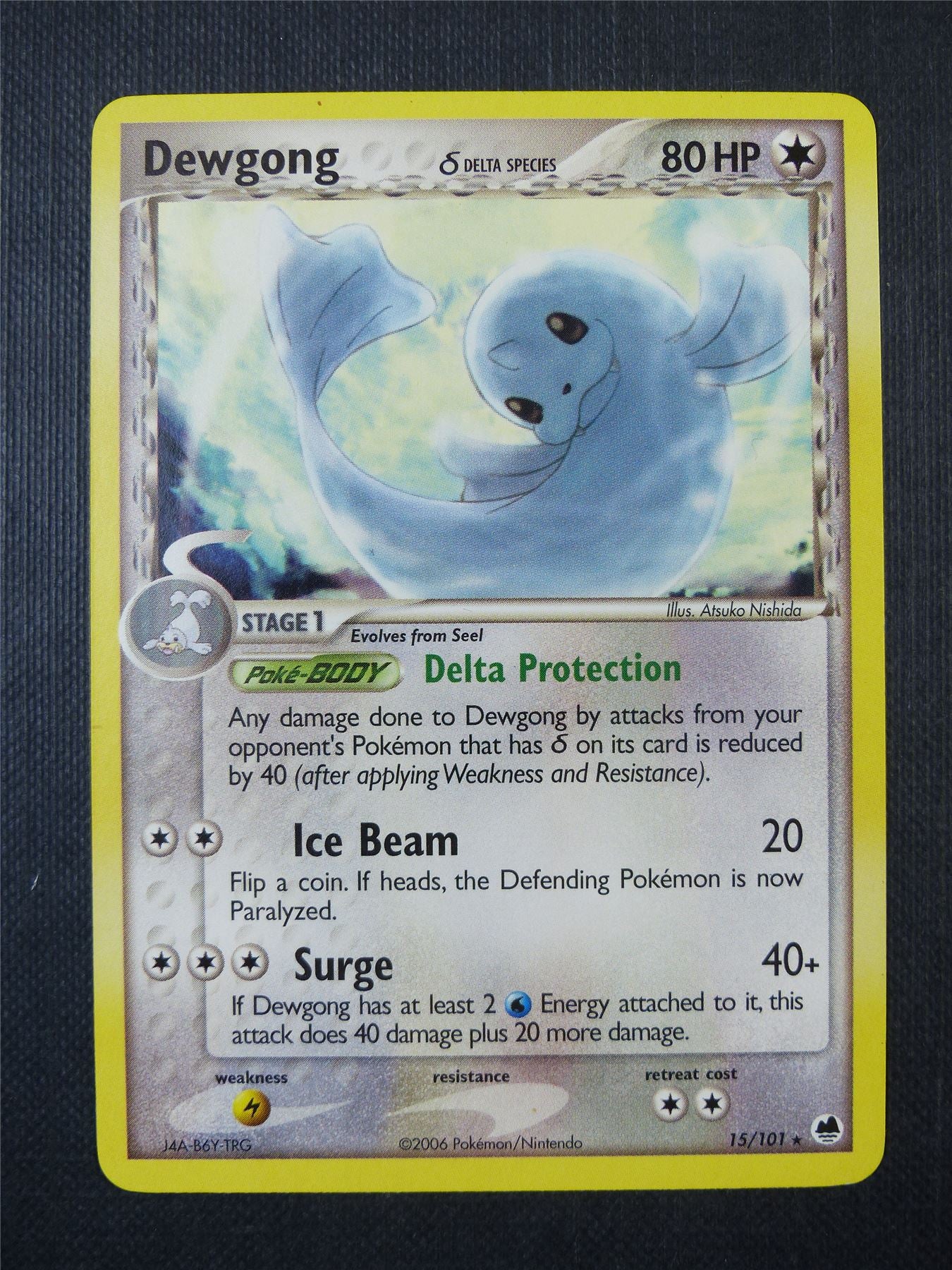Dewgong 15/101 - Pokemon Cards #A0N