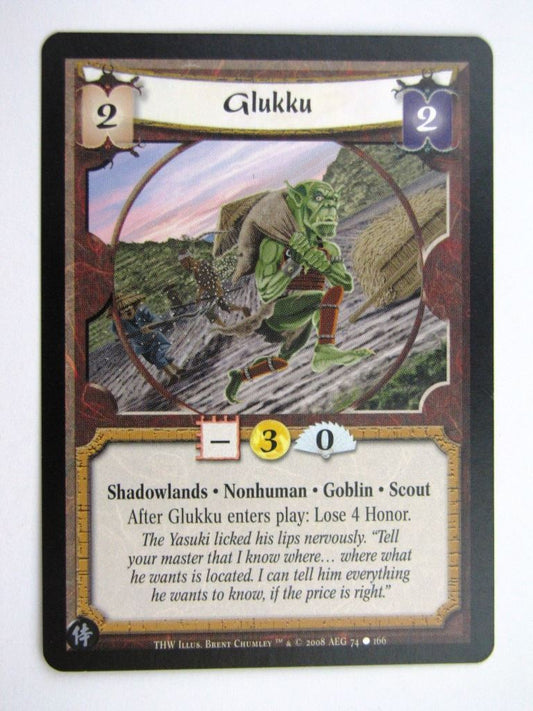 Vintage L5R Cards: GLUKKU # 27G83