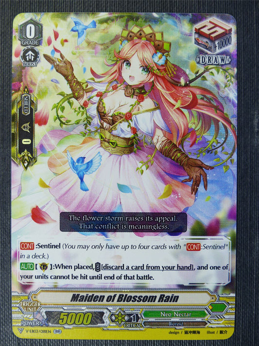 Maiden of Blossom Rain V-EB03 RR - Vanguard Card #7X9