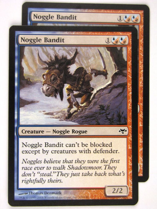 MTG Magic: The Gathering Cards: NOGGLE BANDIT x2: EVE
