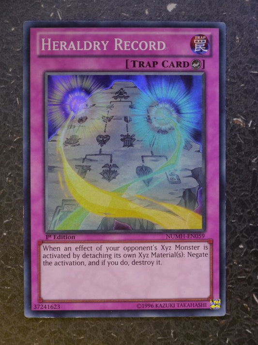 Yugioh Cards: HERALDRY RECORD NUMH  SUPER RARE # 9C75