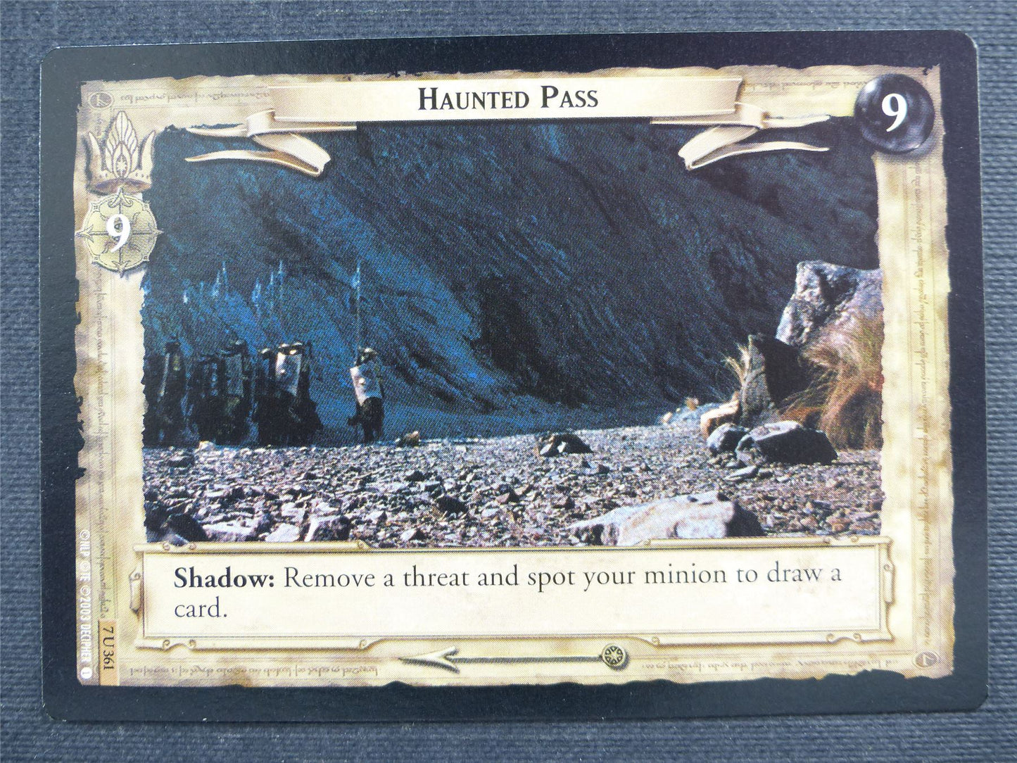 Haunted Pass 7 U 361 - LotR Cards #2YP