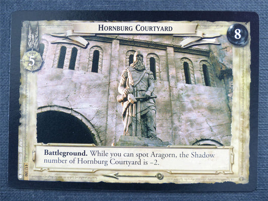 Hornburg Courtyard 4 U 350 - LotR Cards #2XJ