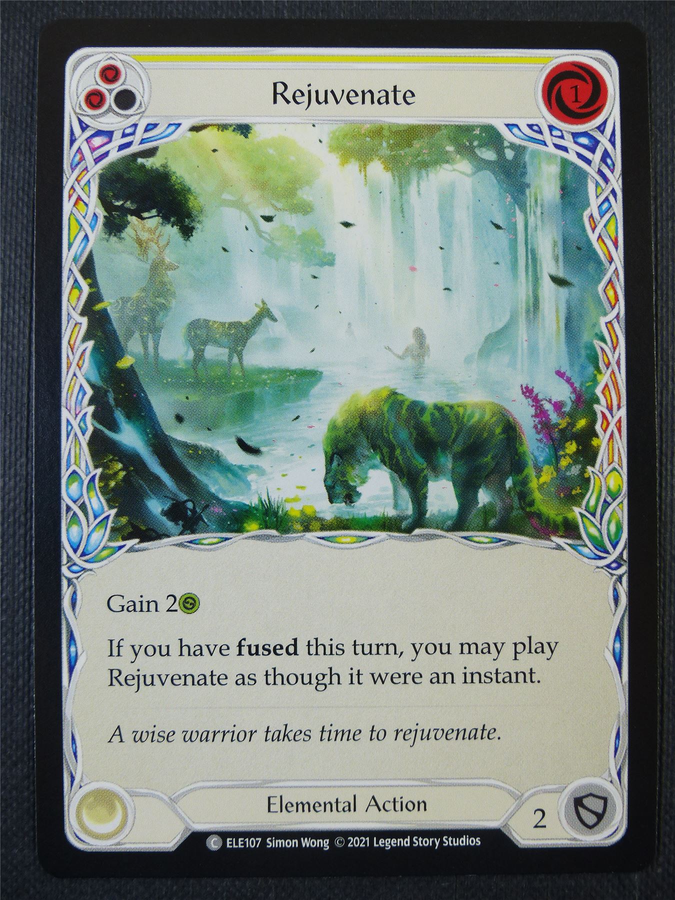 Rejuvenate - Yellow - Tales of Aria 1st ed - Flesh and Blood Card #62F