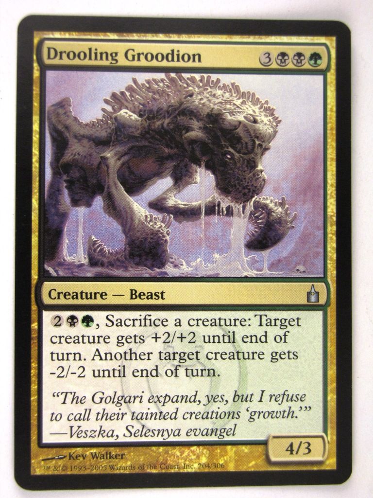 MTG Magic: the Gathering Cards: DROOLING GROODION: RAV