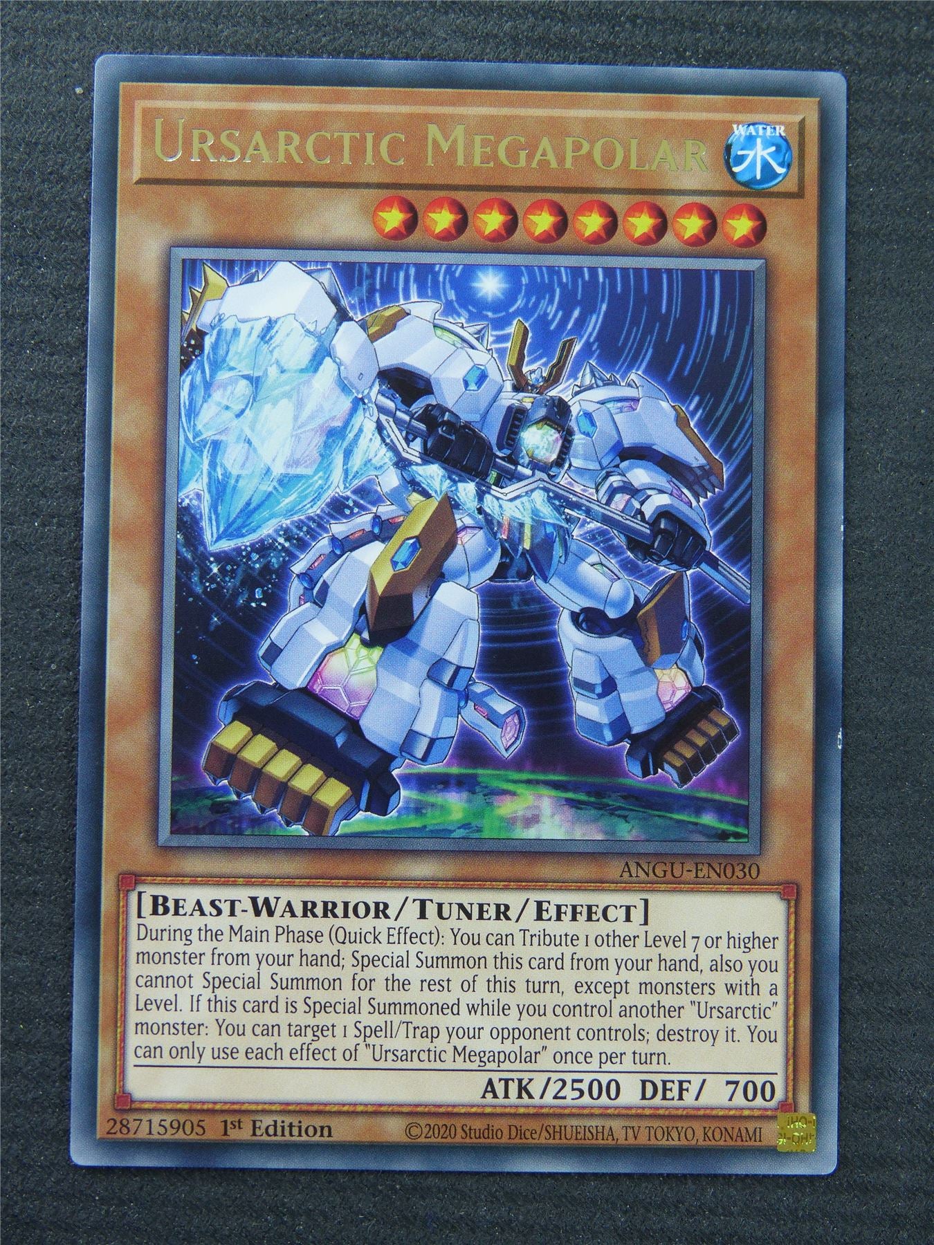 Ursarctic Megapolar ANGU Rare - 1st Edition - Yugioh Card #1PQ