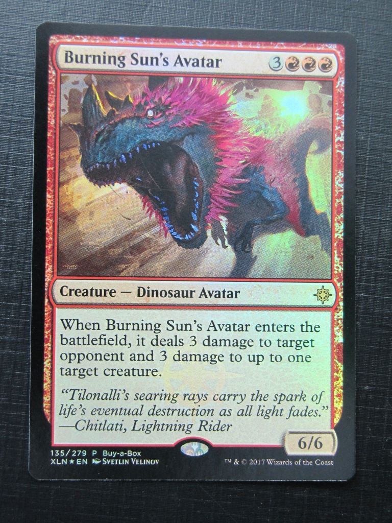 BURNING SUN'S AVATAR Buy-A-Box - FOIL Promo - Mtg Card # 3F87