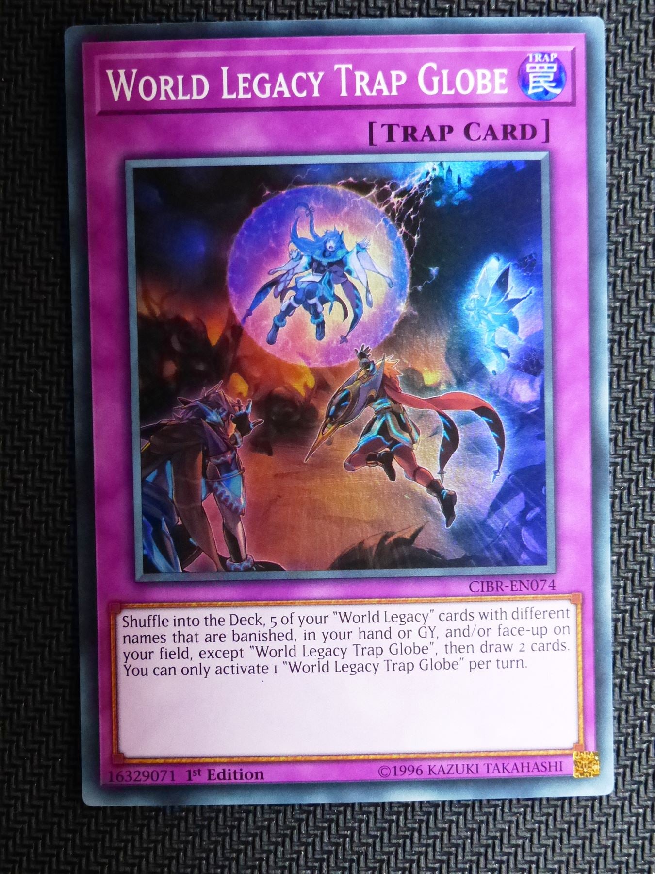 World Legacy Trap Globe - CIBR - Super Rare - Yugioh Card # 1D74