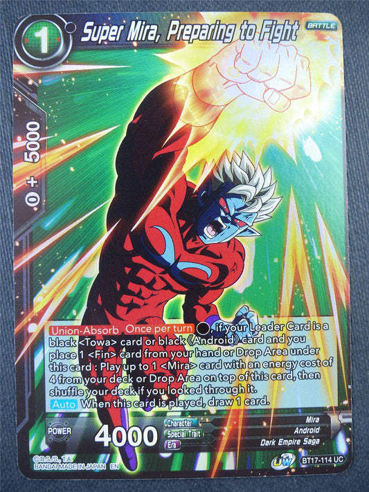 Super Mira Preparing to Fight BT17 Foil - Dragon Bal Super Card #8YF