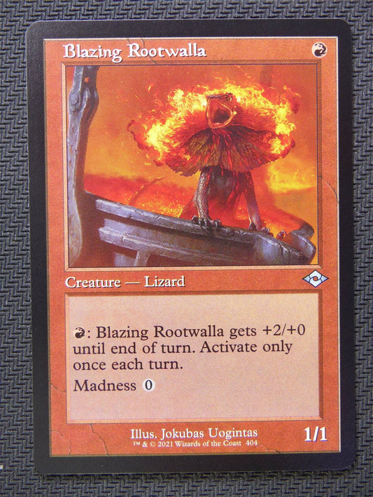Blazing Rootwalla Retro Frame - Mtg Card #6M5