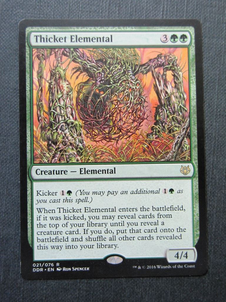 Thicket Elemental - Mtg Magic Cards #ES