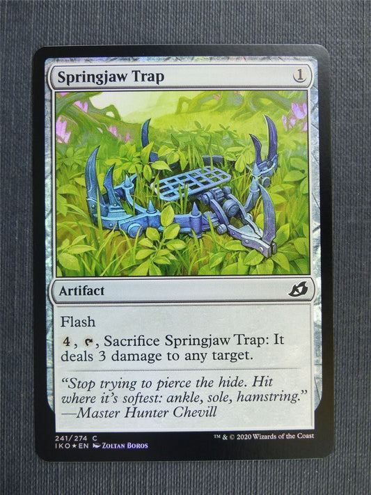 Springjaw Trap Foil - IKO Mtg Card