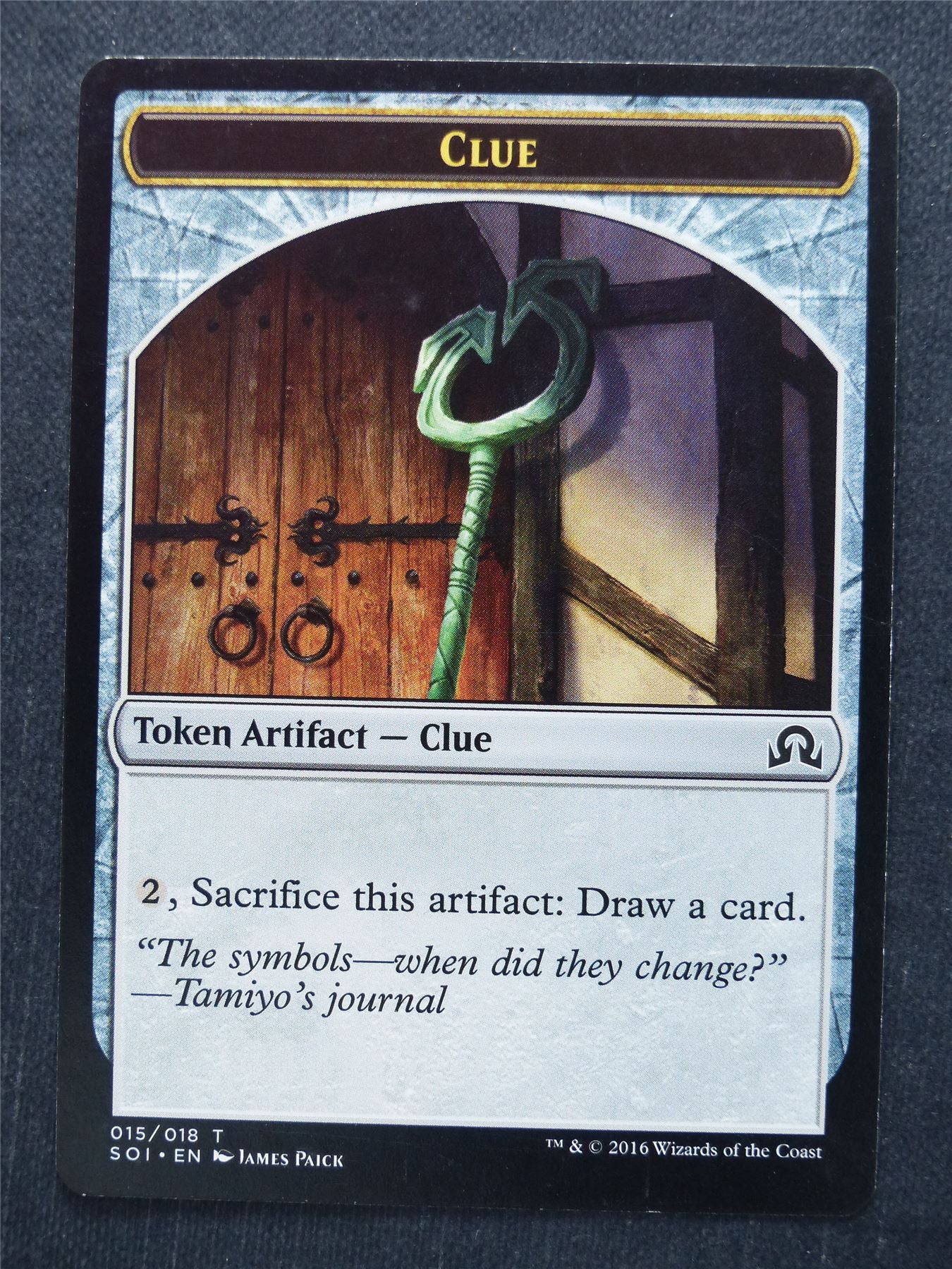 Clue Token - Mtg Magic Card #B5