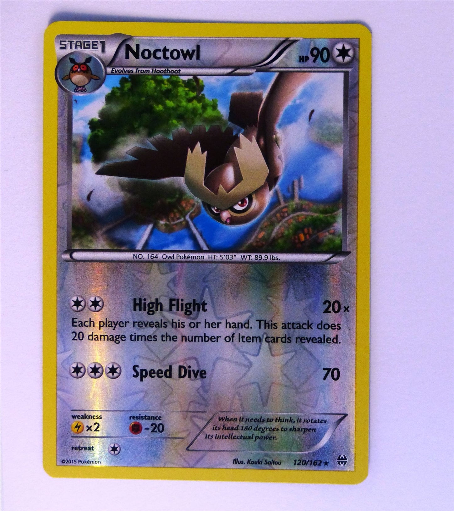 Noctowl - Holofoil - Pokemon Card # H26