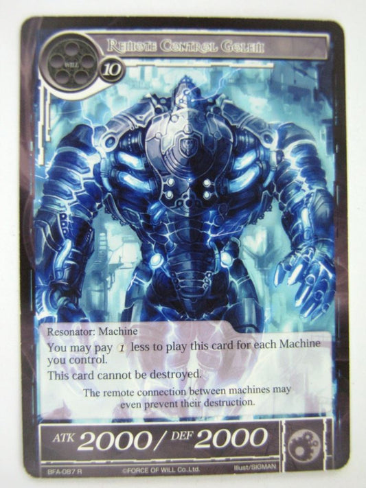 Force Of Will Cards: REMOTE CONTROL GOLEM # 13B93