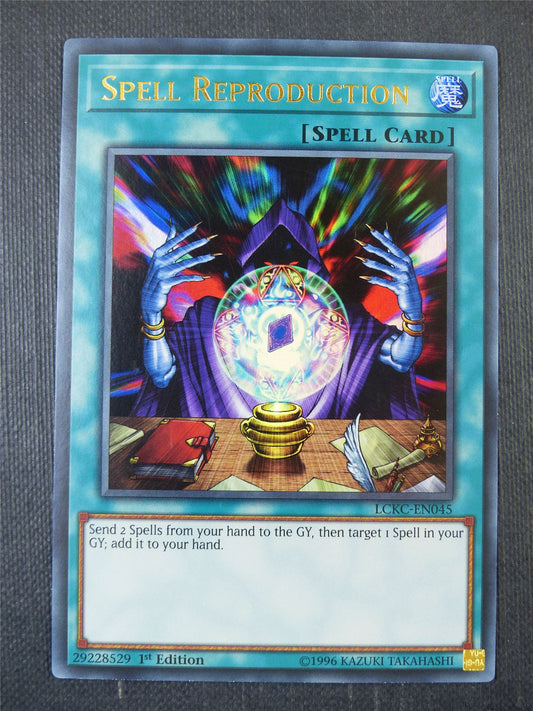 Spell Reproduction LCKC Ultra Rare - 1st ed Yugioh Card #9F7