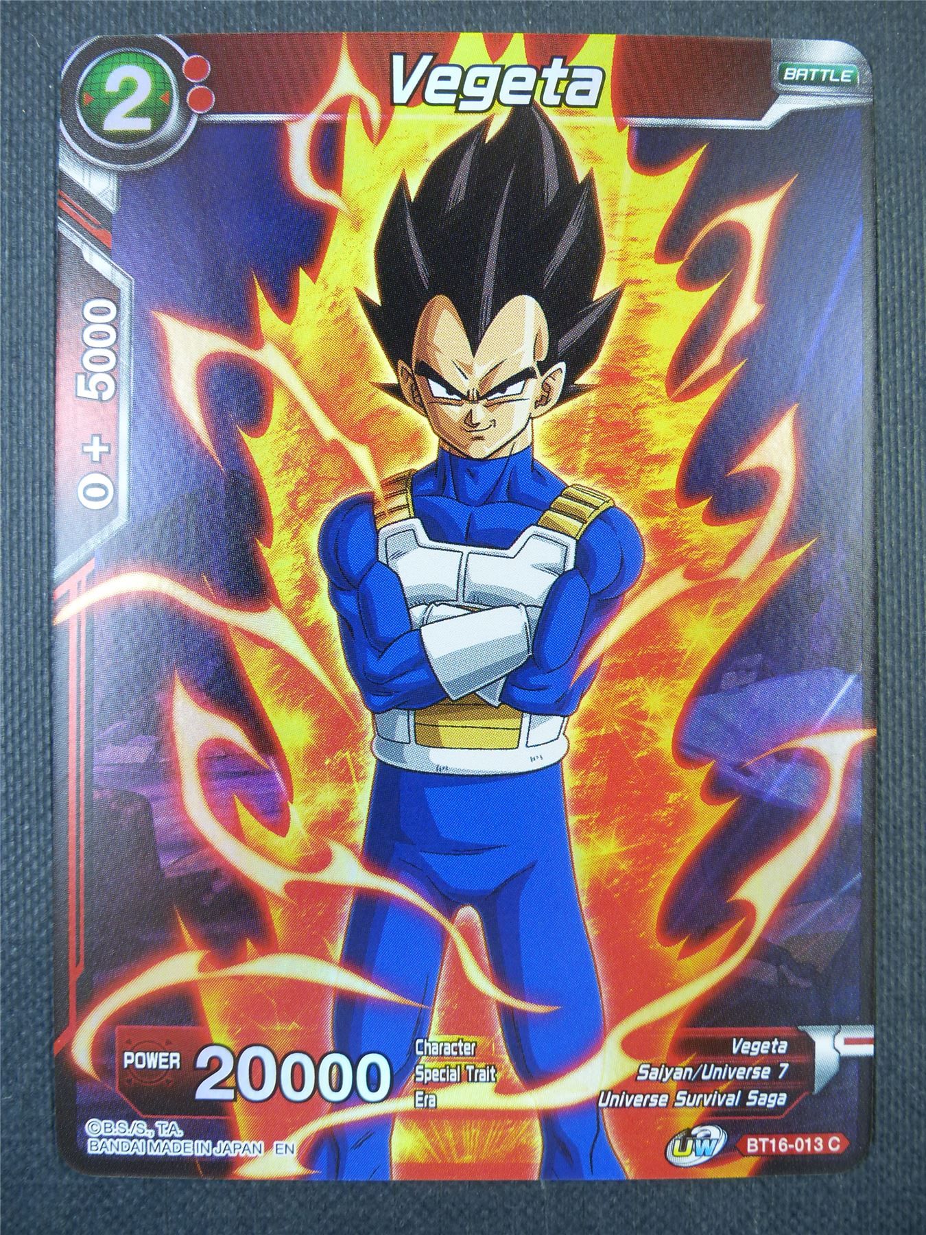 Vegeta Foil - Dragon Ball Super Card #7WX