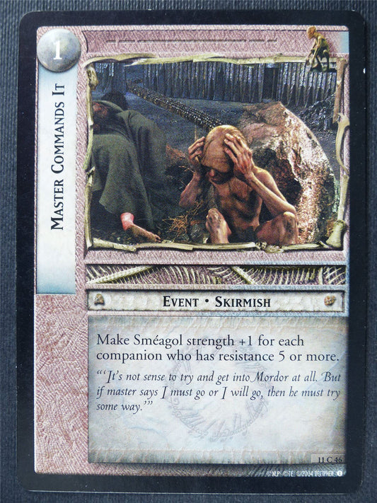 Master Commands It 11 C 46 - LotR Card #3J3