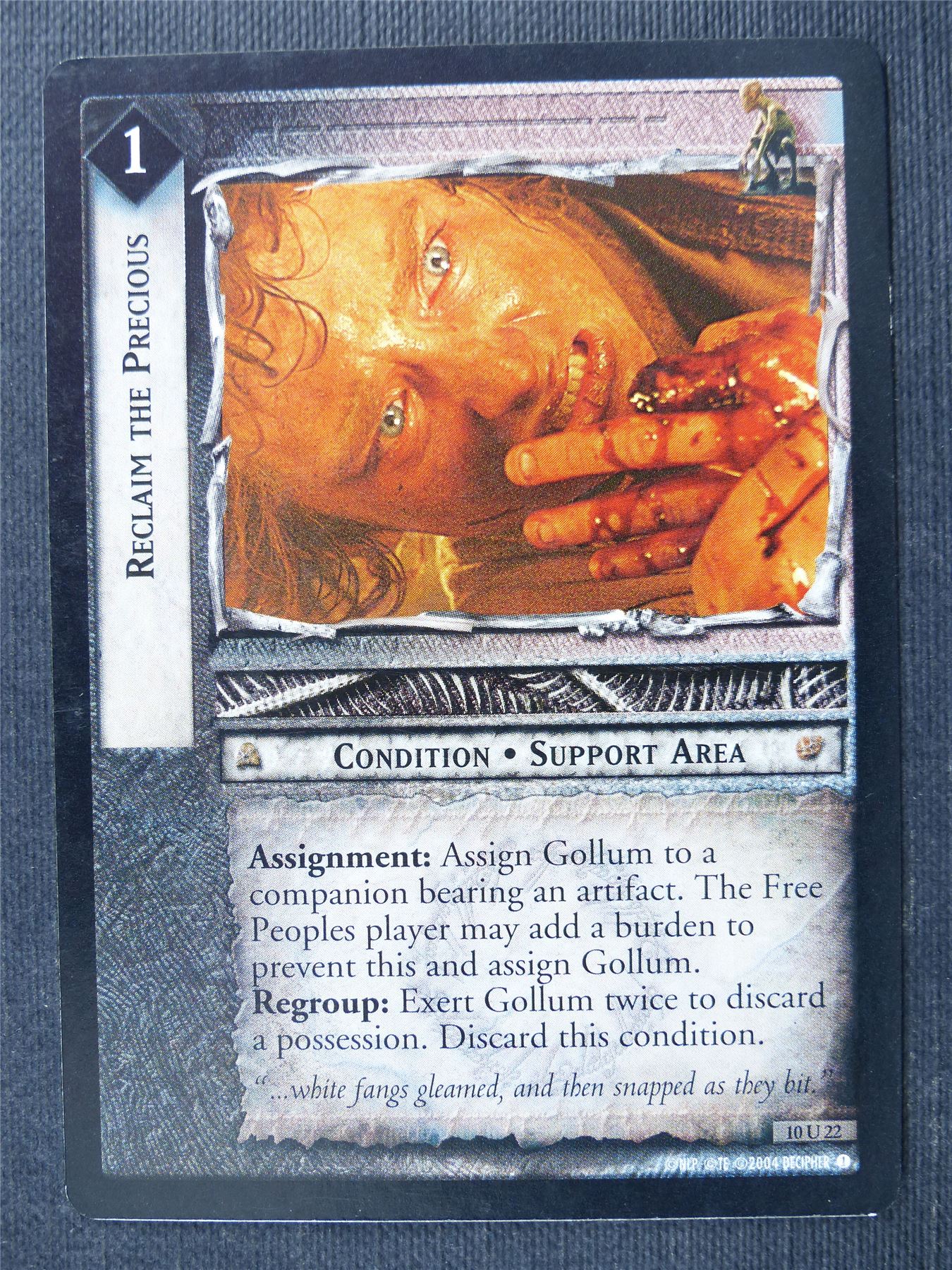 Reclaim the Precious 10 U 22 - LotR Cards #2U2