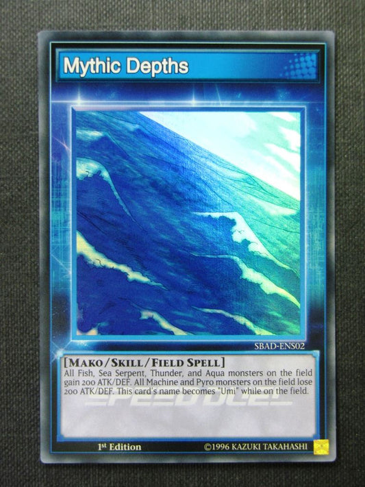 Mythic Depths SBAD Super Rare - 1st ed - Yugioh Cards # 9H34