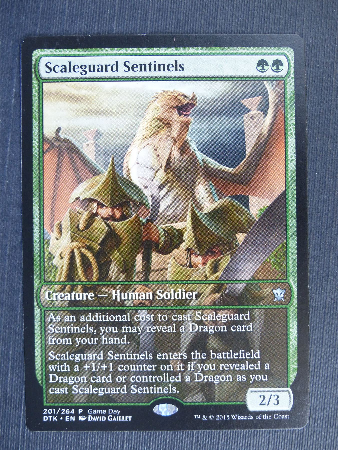 Scaleguard Sentinels Promo - Mtg Magic Cards #QC