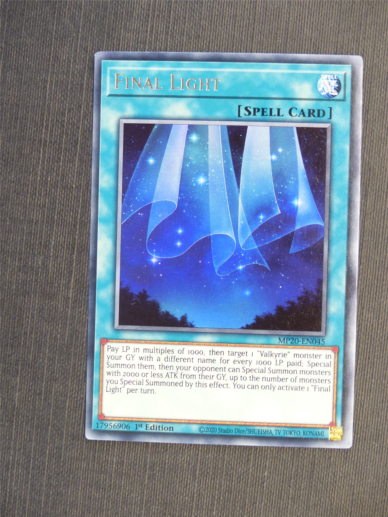 Final Light MP20 Rare - 1st ed - Yugioh Cards #5JG