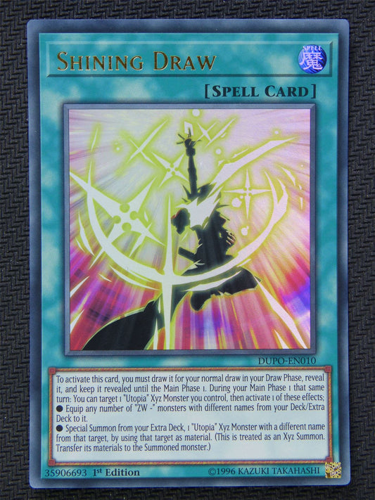 Shining Draw DUPO - Ultra Rare - Yugioh Card #5SQ