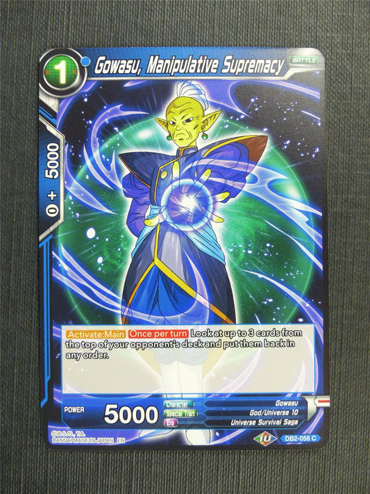 Gowasu Manipulative Supremacy - DB2 Dragon Ball Super Card