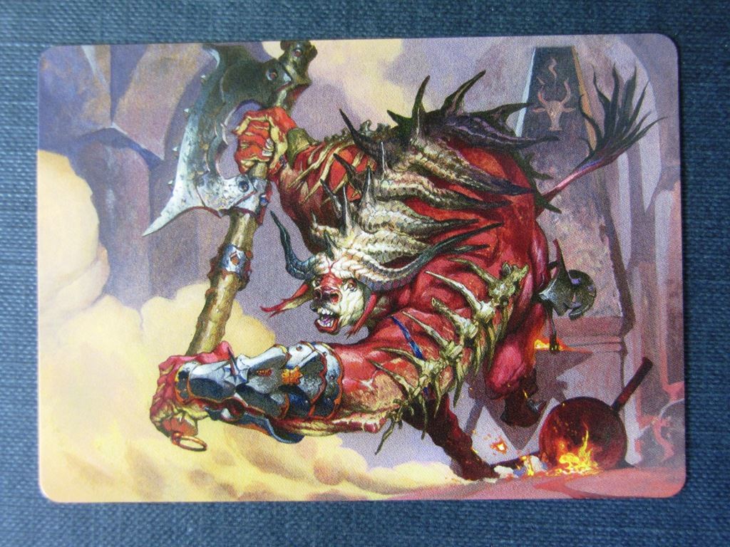 Spinehorn Minotaur 38/54 - MH Art Series - Mtg Magic Cards # 8A20