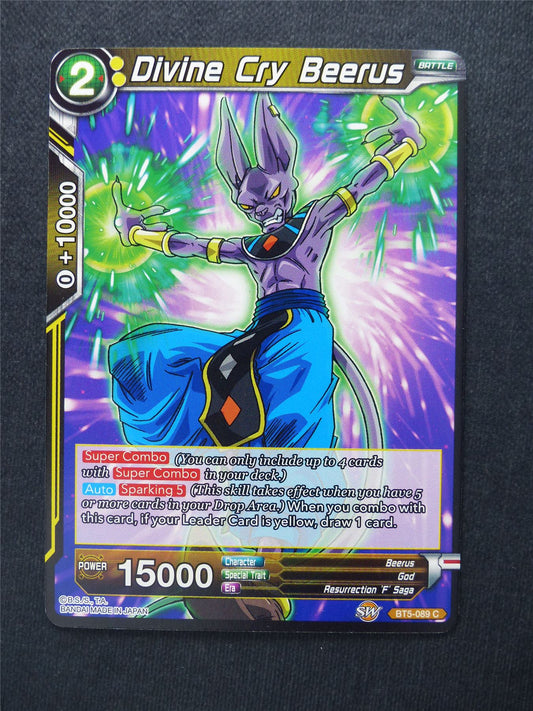 Divine Cry Beerus - Dragon Ball Super Cards #14Y