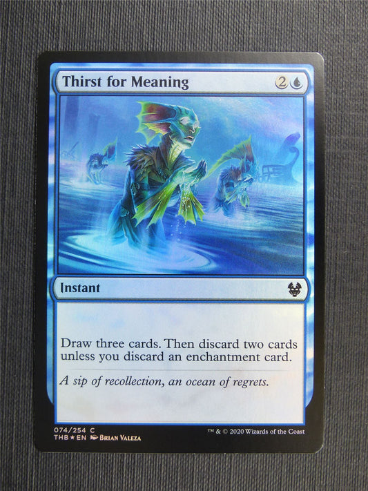 Thirst for Meaning Foil - Theros Collector Ed - Mtg Magic Cards #3M5